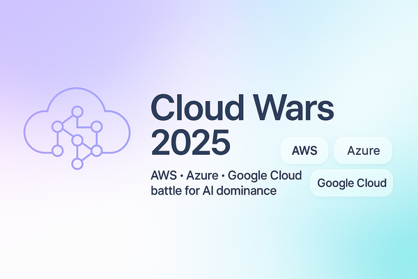 Cloud Wars 2025: AWS, Azure, and Google Battle for AI Dominance